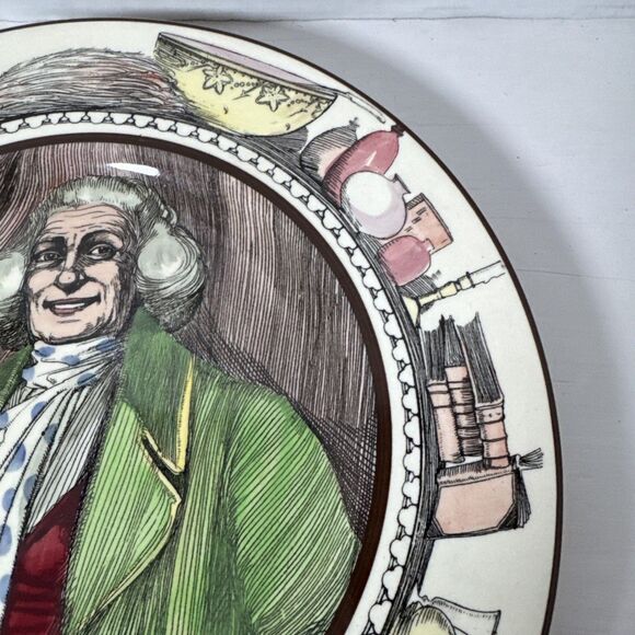 Royal Doulton Cabinet Plate The Squire Professionals Porcelain Vintage - Picture 4 of 10